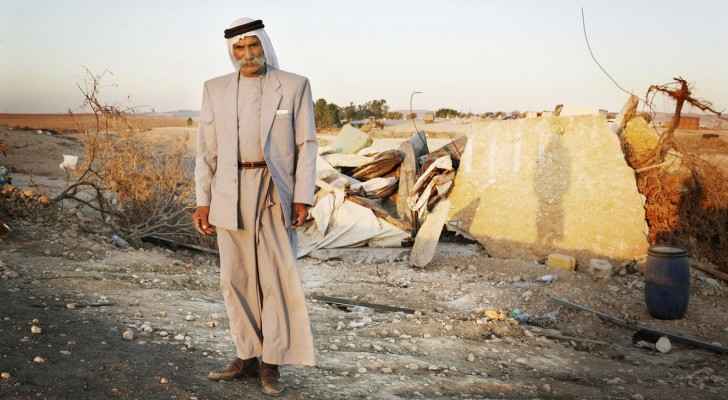 Alarqib Village was demolished for 121 times. (Image from: The Institute for Middle East Understanding)