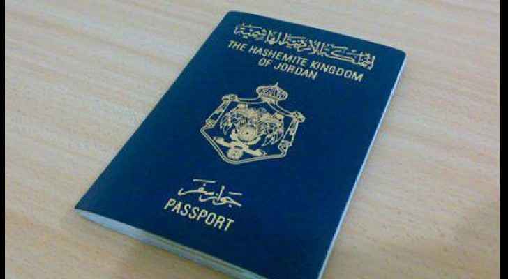 The Jordanian passport. 