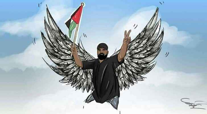 Abu Thurayya became a symbol for Palestinians protests.
