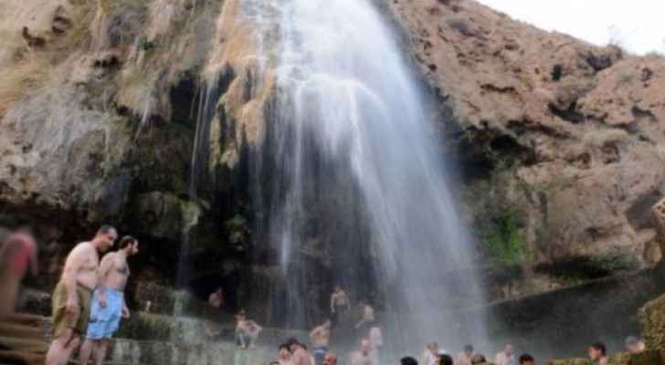 The Afra Hot Springs in Tafilah. (Al Rai)