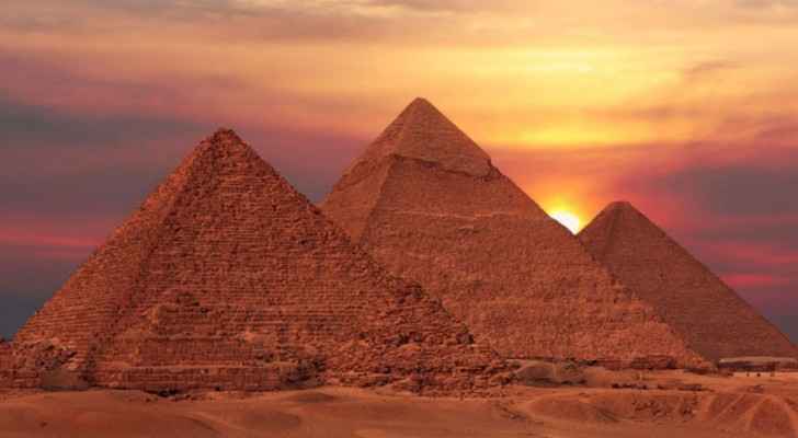 The thee Pyramids of Al-Giza 