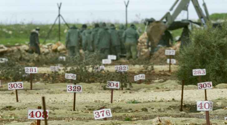 Cemeteries of numbers in Israel. (Alaraby)