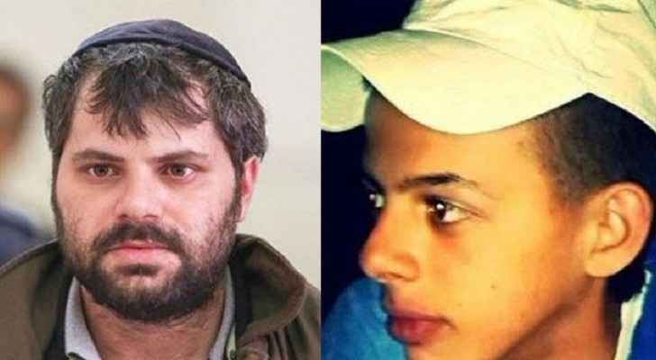 Mohammed Abu Khdier and his murdere Yosef Chaim Ben-David. (Alghad TV)