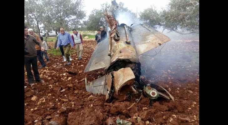 The plane wreckage claimed to belong to Israel. (Roya)