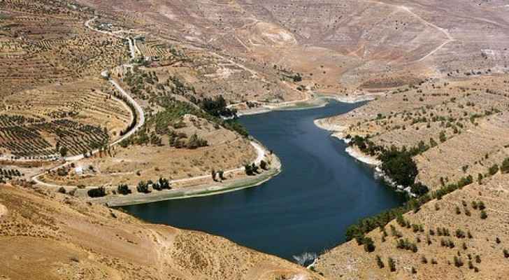 King Talal Dam in the hills of northern Jordan. (JordanTimes)