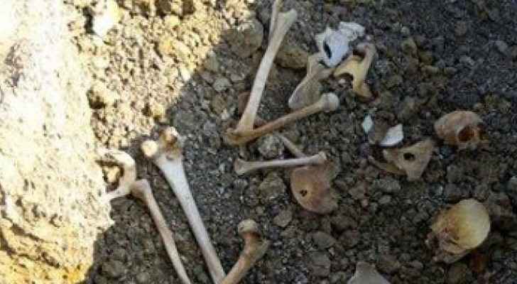 Bones were found in Amman on Tuesday.(FilePhoto)