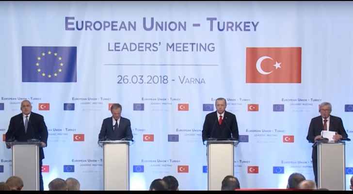 Left to right: Boyko Borisov, Donald Tusk, Recep Tayyip Erdogan and Jean-Claude Juncker (BiT Bulgaria)