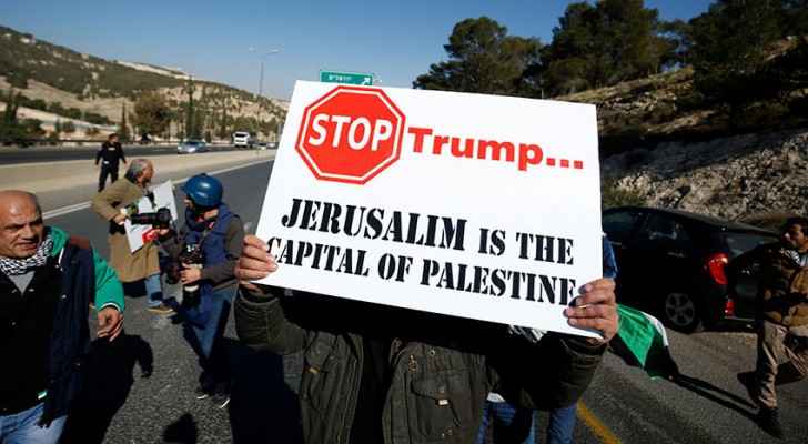 Palestinians went on protests after Trump's Jerusalem decision. (RT)