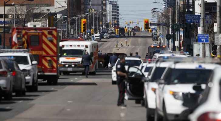 Ten people were killed and 14 injured in the Toronto attack on Monday. (The Globe and Mail)