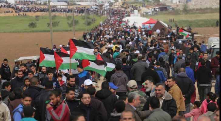 Demonstrations near the Gaza borders