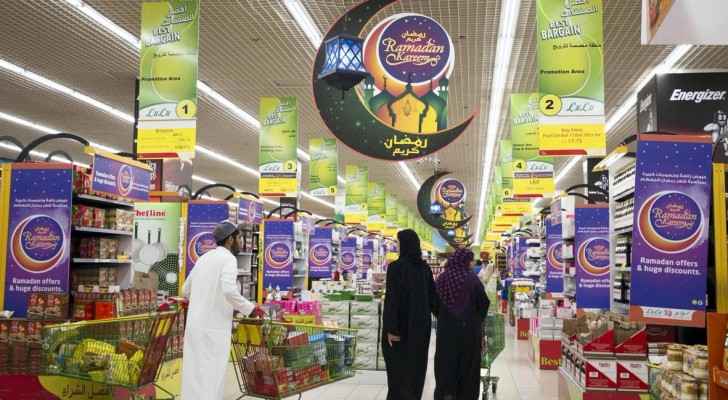 Jordanians didn't shop for Ramadan foodstuffs this year as did in past years. (The National)
