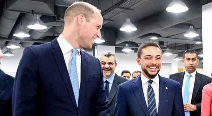Crown Prince Al Hussein and Prince William visit CPF.