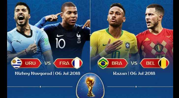 Uruguay, France, Brazil and Belgium. (FIFA)