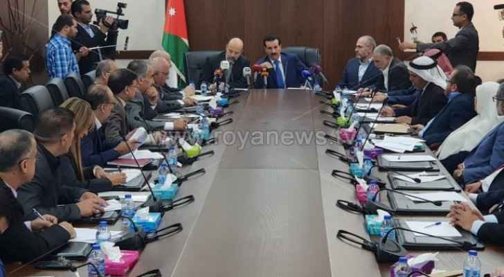 During Razzaz meeting with Reform Bloc members on Thursday.
