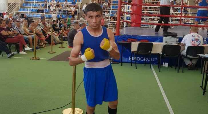 Jordanian boxer Mohammad Al-Wadi. (Jordan Olympic Committee)