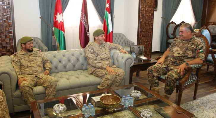 Freihat receives Religious Affairs' Director of Saudi Army