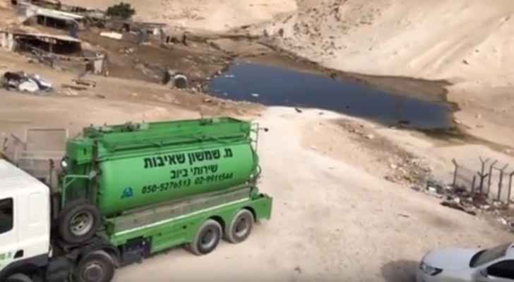 Barghouti: Israel behind flooding Khan Al-Ahmar with sewage