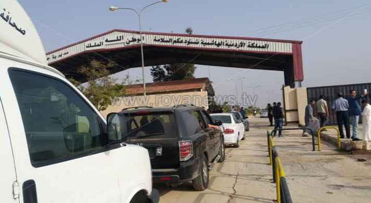 The Nasib Border Crossing will operate from 8am until 4pm, according to the Jordanian government. (Roya)