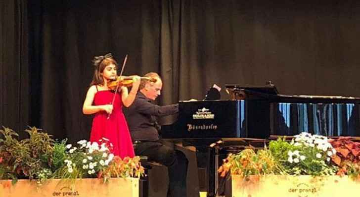 Perolene George Thani, 11 year old Syrian, youngest student at the Vienna University for Music and Performing Arts.