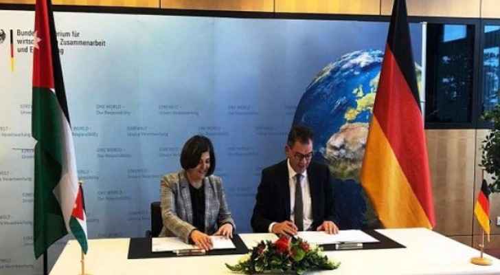 Jordan and Germany sign aid package worth 462.12 million euros