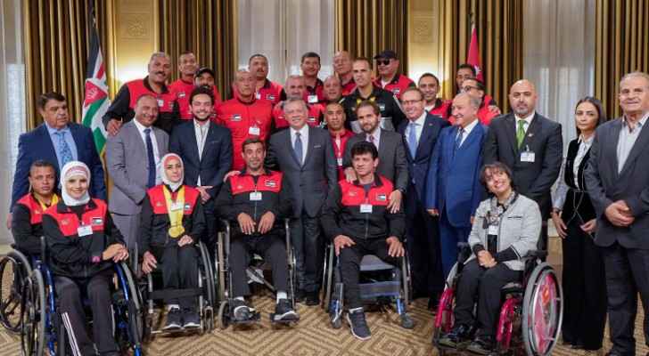 King Abdullah, Crown Prince receive participants of Invictus Games