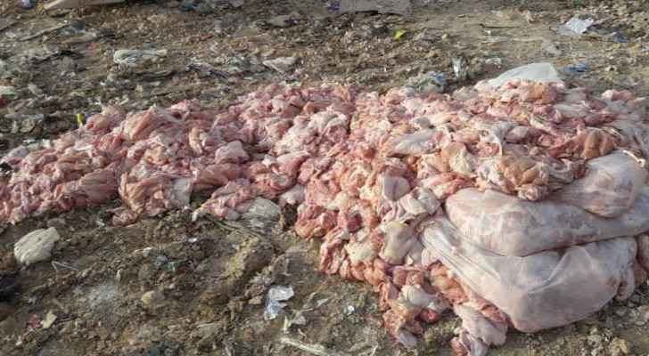 Ton of spoiled chicken on its way to Amman restaurants, seized