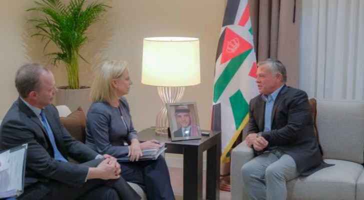 Aqaba meetings: King meets with delegation heads