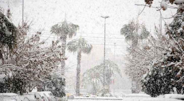 Heavy snowfall in Lebanon as polar front enters Levant