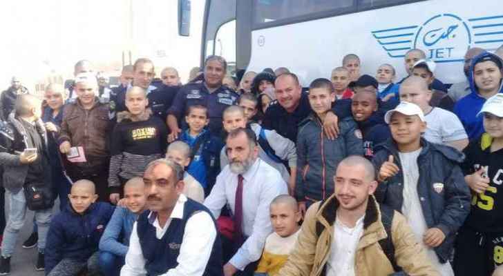 King Hussein Bridge receives 120 orphans and people of special needs