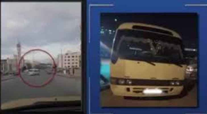 Bus driver caught driving in opposite direction