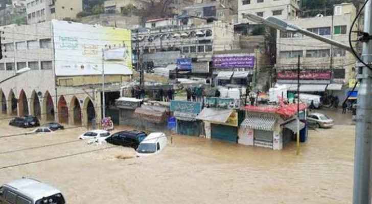 Floods in Downtown Amman