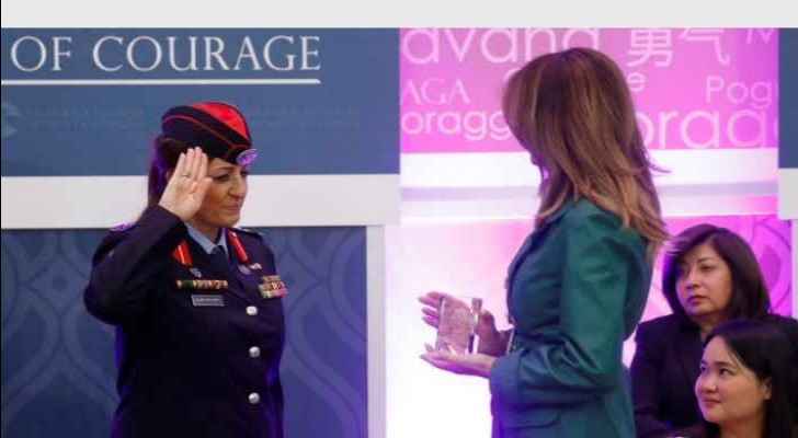 Jordanian policewoman awarded ‘Women of Courage’ of 2019