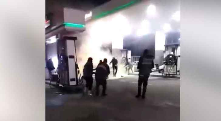 Video: Car fire  in Amman
