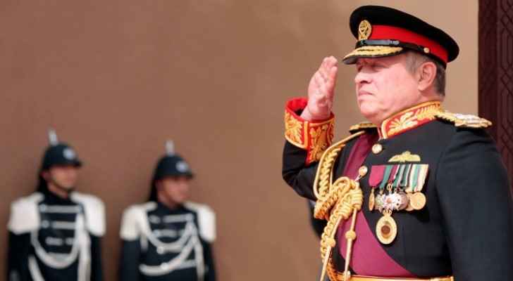 King visits General Command of JAF