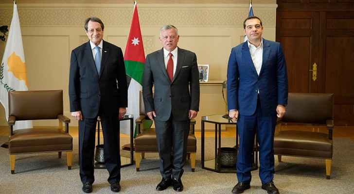 At Trilateral Summit, Jordan, Cyprus and Greece agree to expand cooperation in vital fields