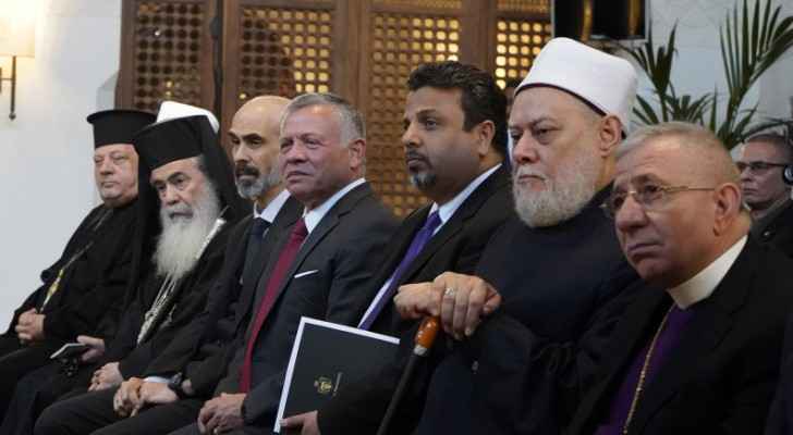 King attends 2019 King Abdullah II World Interfaith Harmony Week Prize ceremony