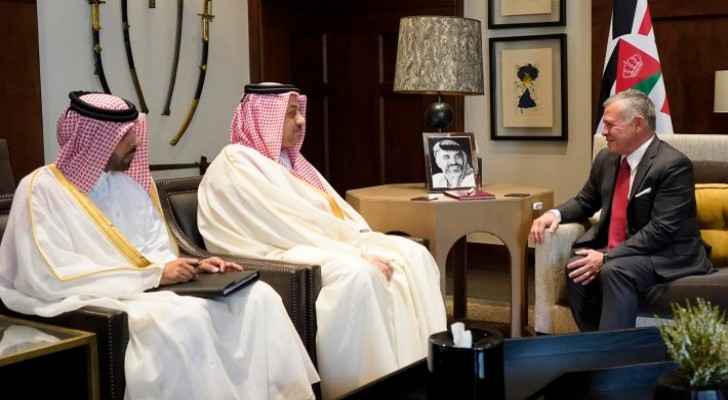 King receives Deputy PM of Qatar