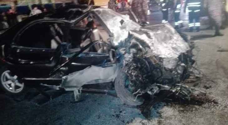 Photos: 3 dead, 3 injured in road accident in Mafraq