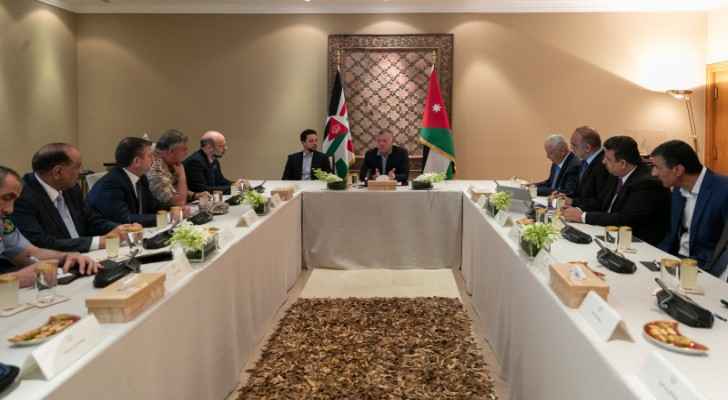 King chairs NPC meeting, affirms steadfast position on Palestinian cause
