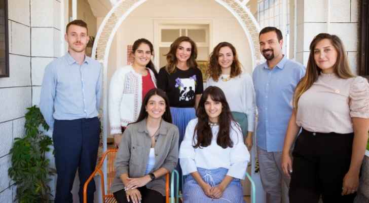Queen Rania visits Amman Design Week Offices in run-up to event’s upcoming third edition