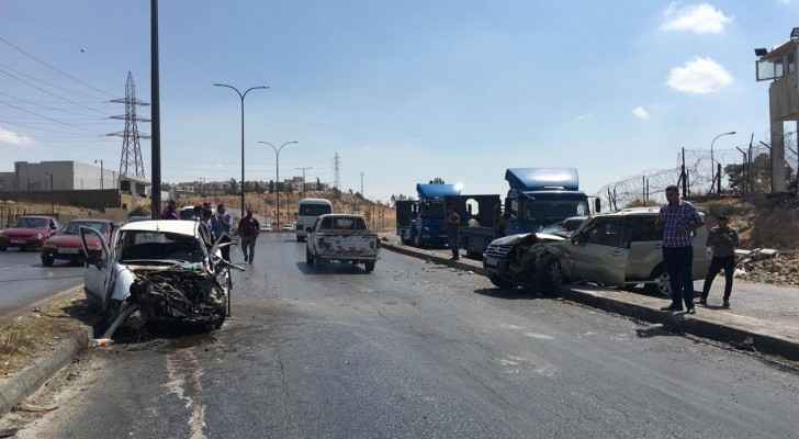 One dead, three injured in two-vehicle collision accident in Zarqa