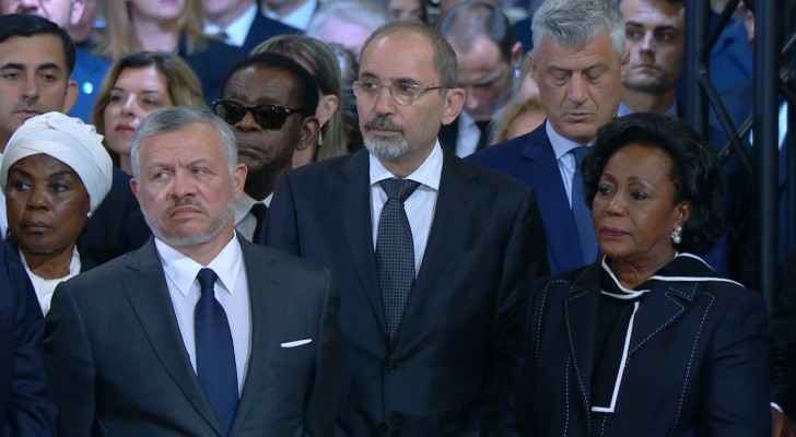 King attends funeral of former French President Chirac