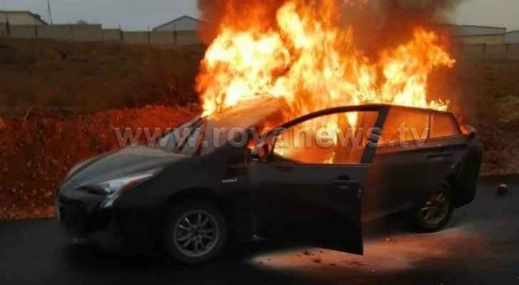 Photos: Man charred to death as vehicle catches fire in Marka