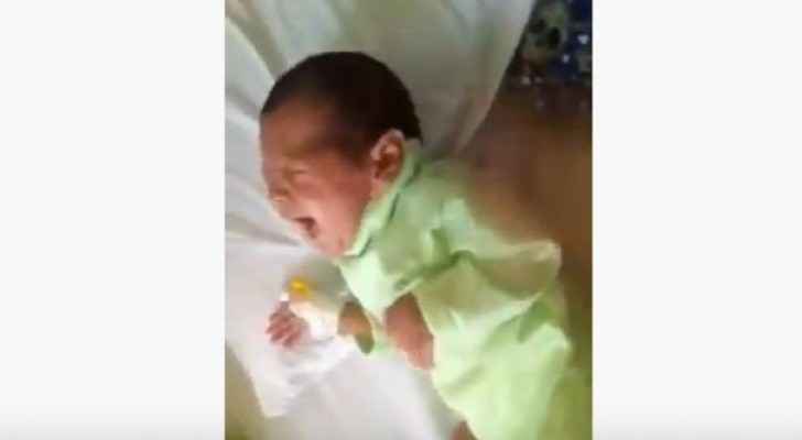 Video: Mother severely beats up newborn baby in Zarqa