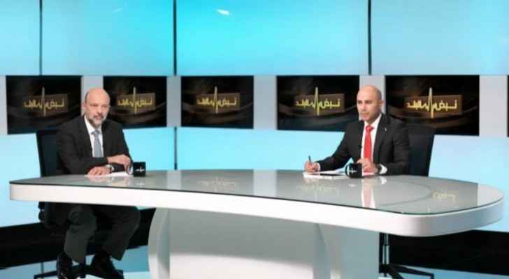 PM Razzaz in special interview on Roya's 'Nabd Al Balad' program