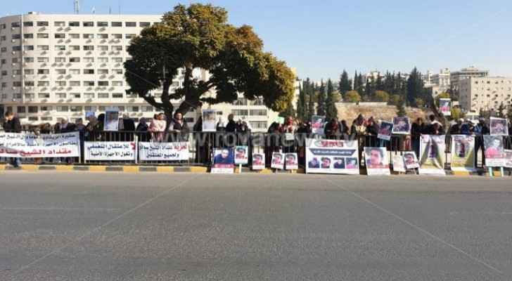 Family members of 'prisoners of conscience' organize protest in front of Parliament building