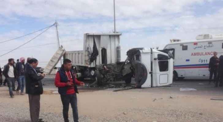 Photos, video: 68 injured in road accident on Desert Highway
