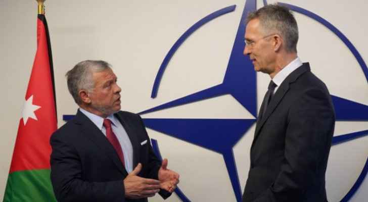 King meets NATO secretary general