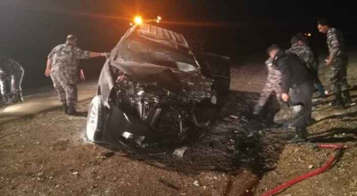 Photos: Desert Highway accident kills 3, leaves 2 with injuries