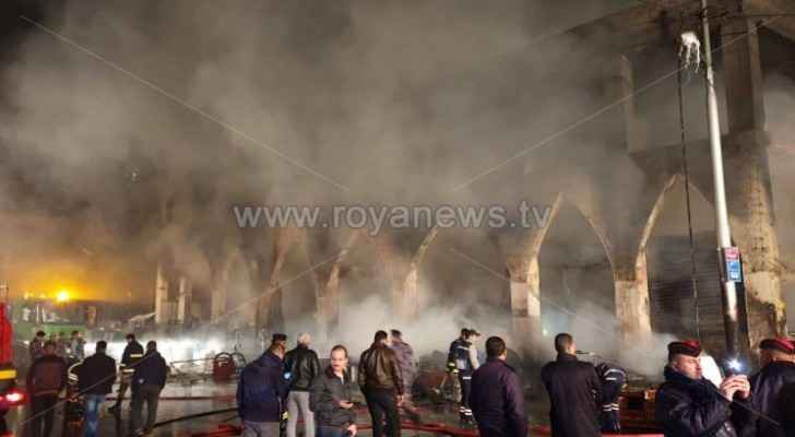 CDD launches investigation into major fire in Downtown Amman